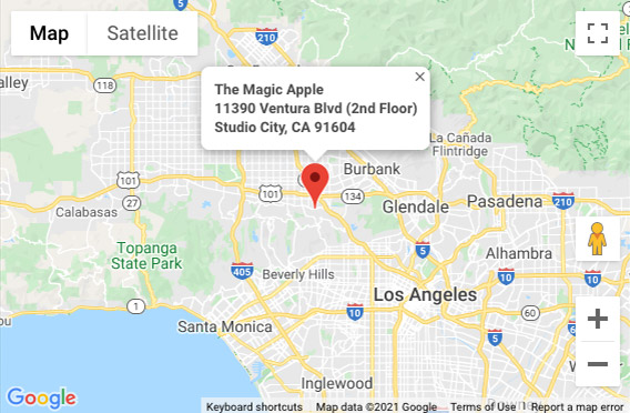 Find The Magic Apple on Google Maps