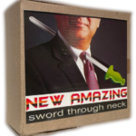 Sword Thru Neck (with Tie)