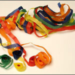 Rainbow Throw Streamers by Cresey